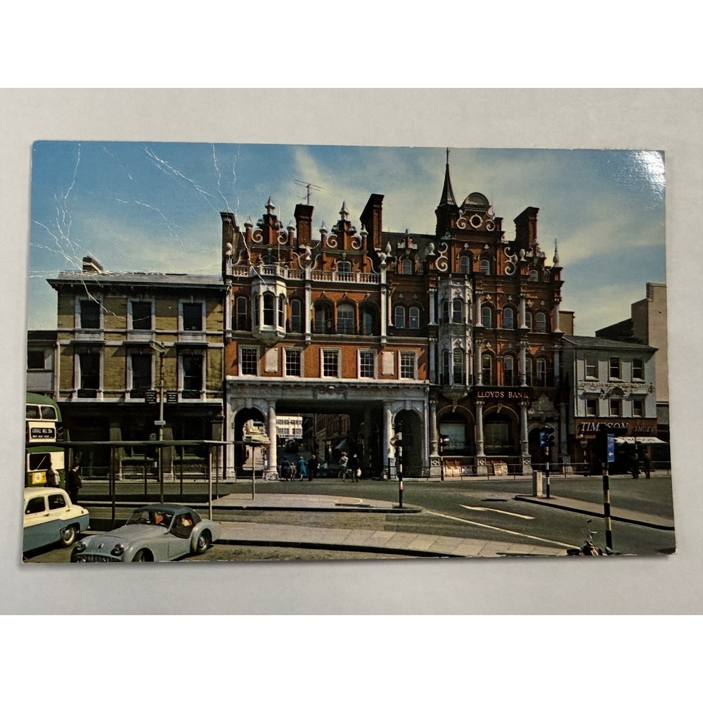 1960s Postcard Lloyds‎ Avenue & Cornhill Westgate Street Ipswich